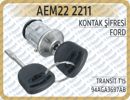 ORJINAL 94AGA3697AB Kontak Kiliti Set Ford Transit 2006>